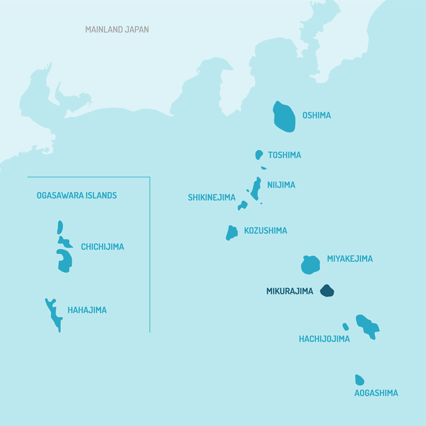 Mikurajima map
