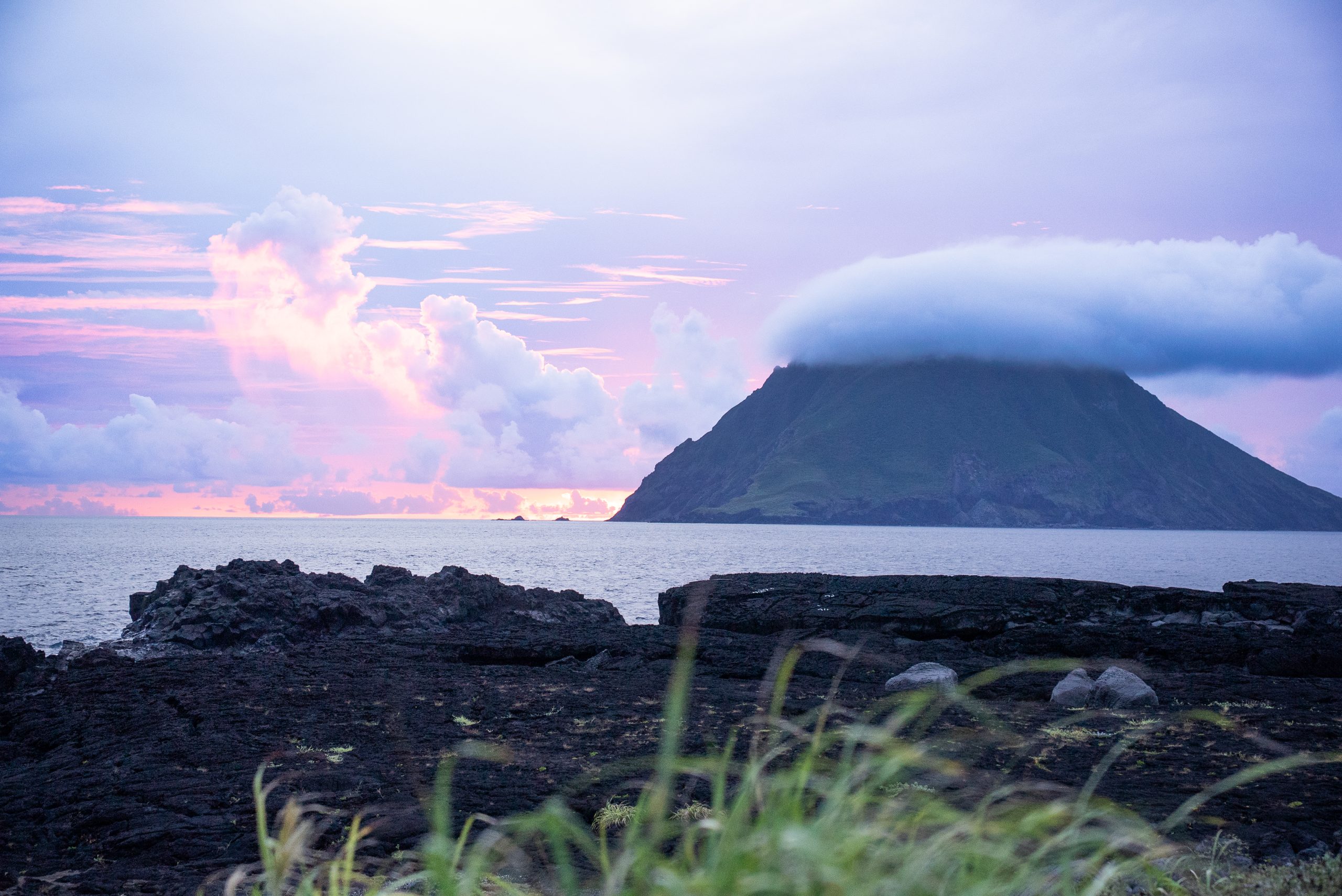 Sunset at Nanbara Senjoiwa Coast 